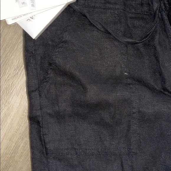 BLACK LININ PANTS - Picture 3 of 3